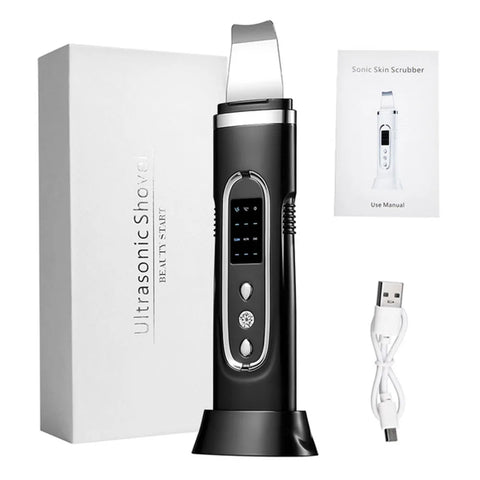 Ultrasonic Skin Scrubber Blackhead Remover Facial Cleanser