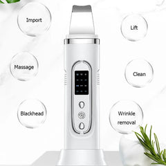 Ultrasonic Skin Scrubber Blackhead Remover Facial Cleanser