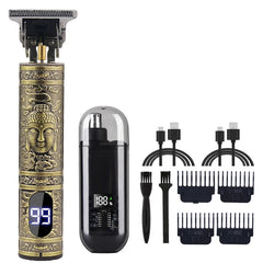 T9 Vintage Rechargeable Hair & Beard Trimmer Kit