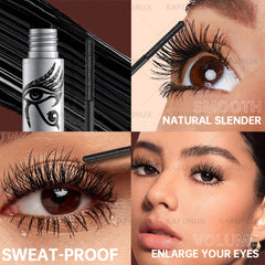 Black Silk Fiber Waterproof Lengthening Volumizing Mascara