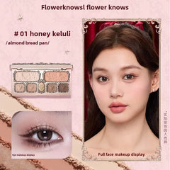 Strawberry Cupid Facial Palette Blush Eyeshadow Highlighter Set