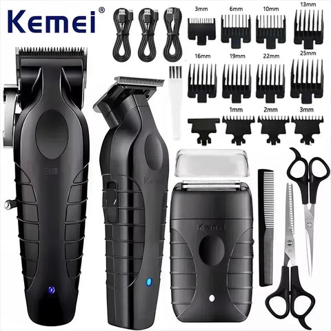 Professional Hair Clipper & Blade Shaver Trimmer Kit