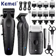 Professional Hair Clipper & Blade Shaver Trimmer Kit