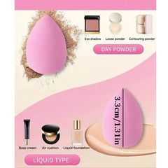 20PCS Mini Finger Puff Makeup Sponge Blender Set