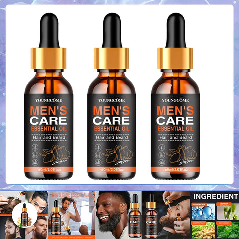 Men Beard Growth Essential Oil Moisturizing Grooming Care