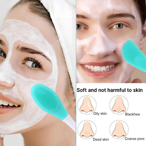 30 Pack Silicone Facial Cleansing & Exfoliating Brush Set