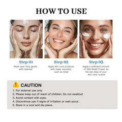 345 Relief Cream Soothing & Moisturizing Skincare Solution