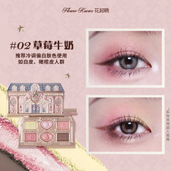 Strawberry Cupid Facial Palette Blush Eyeshadow Highlighter Set