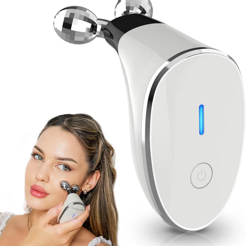 Microcurrent Facial Roller Anti-Aging Skin Tightening Device