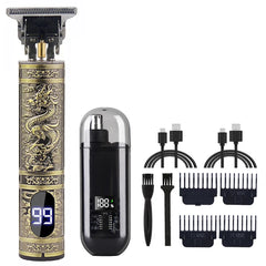 T9 Vintage Rechargeable Hair & Beard Trimmer Kit