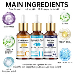 Vitamin C Retinol & Hyaluronic Acid Anti-Aging Serum Duo