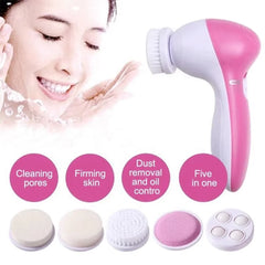 5 In 1 Electric Facial Cleansing Brush Spa Massager