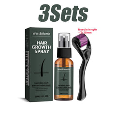 Men’s Beard Growth Spray Kit with Micro Roller