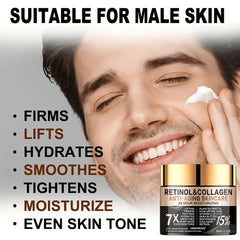 Retinol Collagen Anti-Aging Firming Face Moisturizer Cream