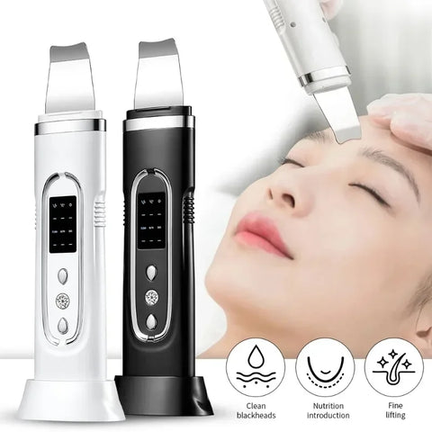 Ultrasonic Skin Scrubber Blackhead Remover Facial Cleanser
