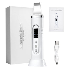 Ultrasonic Skin Scrubber Blackhead Remover Facial Cleanser