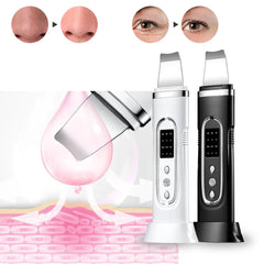 Ultrasonic Skin Scrubber Blackhead Remover Facial Cleanser