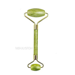 Natural Jade Roller & Gua Sha Facial Massage Set