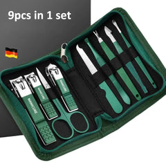 Professional Nail Care Manicure Pedicure Kit with Travel Case