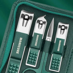 Professional Nail Care Manicure Pedicure Kit with Travel Case