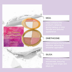4 In 1 Blush Highlighter Contour Makeup Palette