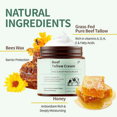 Beef Tallow Honey Hydrating Moisturizer Cream