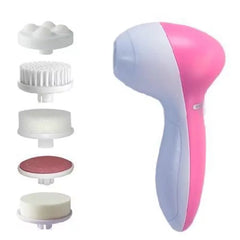 5 In 1 Electric Facial Cleansing Brush Spa Massager