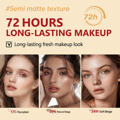 Korean Air Cushion Foundation Semi-Matte Long Wear Makeup