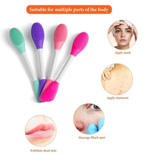 30 Pack Silicone Facial Cleansing & Exfoliating Brush Set
