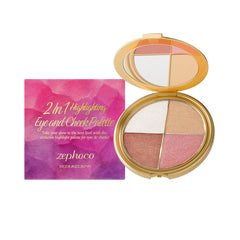 4 In 1 Blush Highlighter Contour Makeup Palette