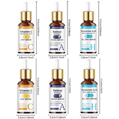 Vitamin C Retinol & Hyaluronic Acid Anti-Aging Serum Duo