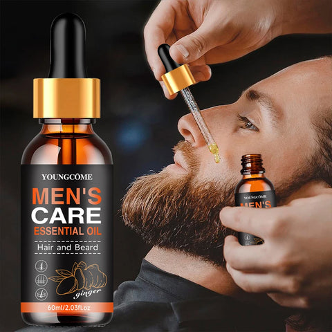 Men Beard Growth Essential Oil Moisturizing Grooming Care