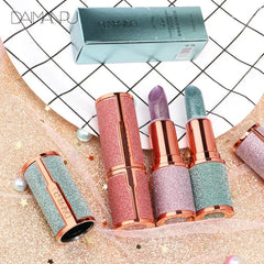 Temperature Color Changing Glitter Waterproof Lip Tint Lipstick