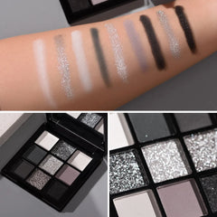 9 Color Smoky Waterproof Long Lasting Eyeshadow Palette