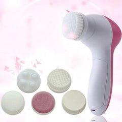5 In 1 Electric Facial Cleansing Brush Spa Massager