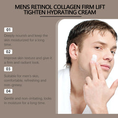 Retinol Cream for Men Hydrating Firming Face Moisturizer