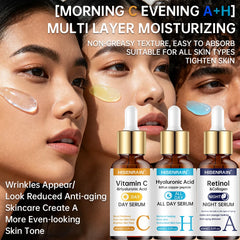 Vitamin C Retinol & Hyaluronic Acid Anti-Aging Serum Duo