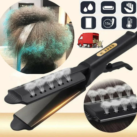 Ceramic Ionic Hair Straightener with Adjustable Temperature