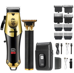 T9 Vintage Rechargeable Hair & Beard Trimmer Kit
