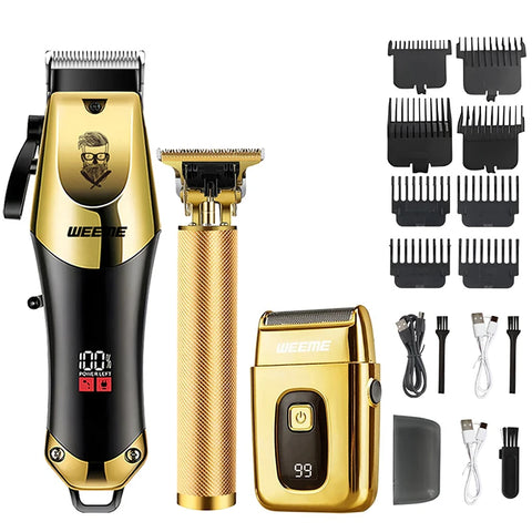 T9 Vintage Rechargeable Hair & Beard Trimmer Kit