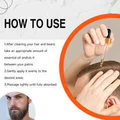Men Beard Growth Essential Oil Moisturizing Grooming Care